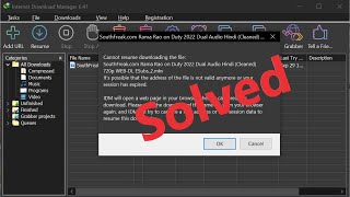 2023 how to solve cannot resume downloading file IDM fix Gdrive download resume problem solved [upl. by Attelrahs]