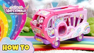 How to take the ultimate family road trip in the Rainbowcation Camper  Hatchimals  Toys for Kids [upl. by Willa711]