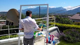 Comment bien nettoyer ces vitres avec aquablade [upl. by O'Gowan]