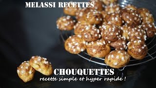 Chouquettes – recette simple et hyper rapide  Melassi Recettes [upl. by Anitselec]