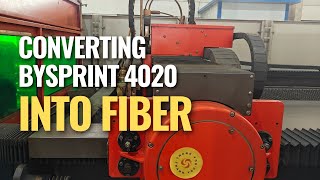 Transforming Bysprint 4020 CO2 Laser to 6000W Fiber Laser [upl. by Olegnaid]