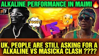 Alkaline Vs Masicka Clash Of The Century Alkalines Electrifying Performance In Miami 2023 [upl. by Nnairrek]