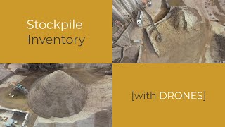 Stockpile Inventory with DRONES [upl. by Jewett]