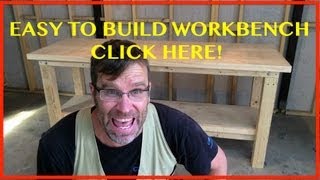 How to Build a Workbench Easy Cheap amp Sturdy 😁 [upl. by Ingaborg]