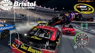 NASCAR15 The Game Bristol Motor Speedway Crash Compilation [upl. by Steck]