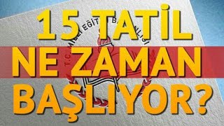 2023 Sömestr Tatili Ne Zaman  15 TATİL [upl. by Onidranreb]