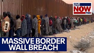 Border crisis Migrant encounters hit record levels at USMexico border  LiveNOW from FOX [upl. by Daj2]