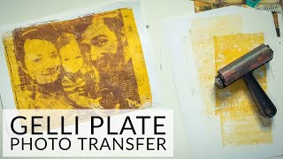 How to Teach Gelli Plate Printing  Photo Transfer Technique  Zart Art [upl. by Asirehc]