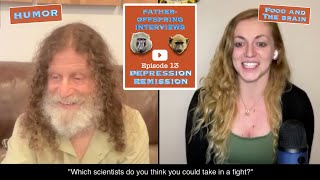 13 Food and the brain humor depression remission  Robert Sapolsky FatherOffspring Interviews [upl. by Helbonna]