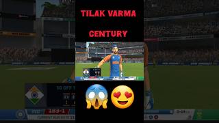 Tilak varma century vs south africa 🇿🇦 india vs south africa real cricket 24 trending shorts [upl. by Mcgruter]