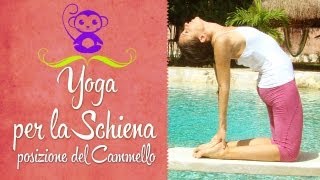 Yoga  Schiena più flessibile  posizione del Cammello [upl. by Einohtna]