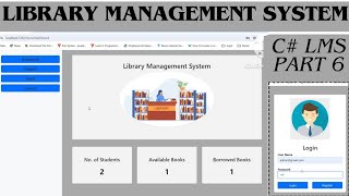 Library Management System project using C and SQL Server part 6 [upl. by Thorin]