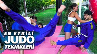 Judocu Kızla GÜREŞTİM  Judo Teknikleri [upl. by Aneeuq]