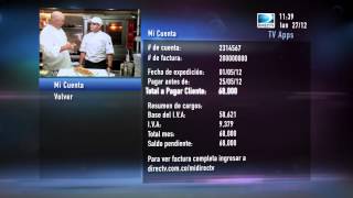 DIRECTV® Platino  Operación Mi Cuenta [upl. by Noffihc]