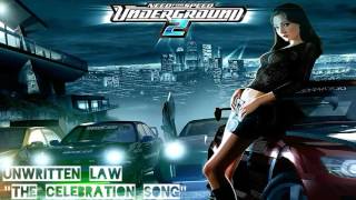 Unwritten Law  The Celebration Song NFSU2 [upl. by Akiemaj739]