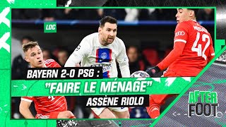 Bayern 20 PSG  quotMaintenant il faut faire le ménagequot assène Riolo [upl. by Vinita]