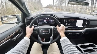 2023 GMC Sierra 1500 Elevation POV Drive Impressions and ASMR [upl. by Ymmik]