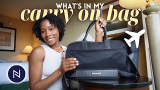 What I Pack in my Carryon Travel Bag ft Nomad Lane V4 Bento Bag  Flight Attendant Life [upl. by Ahsein]