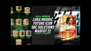 Luka Modric Loans Sbc MADFUT 22 Sbc Solution [upl. by Ardnusal]