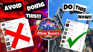 AVOID These MISTAKES When Visiting ALTON TOWERS [upl. by Pros]