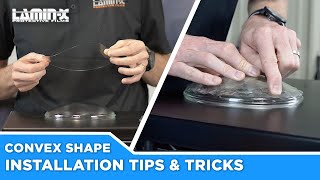 Laminx Installation Demonstration  Glass Convex Shape [upl. by Latea]