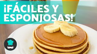 Panqueques Esponjosos Hotcakes 🥞😍  ¡Receta Fácil y Casera [upl. by Ensoll]