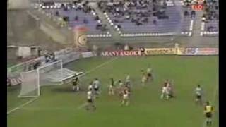 Ujpest  Dunaferr epochal owngoal by Tokody 2001 [upl. by Ennovaj]