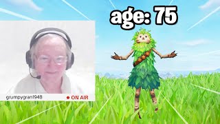 Meet the OLDEST Player in Fortnite shes 75 [upl. by Esinehs851]