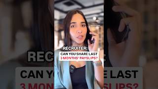 ASKED TO SHARE LAST 3 MONTHS’ PAYSLIPS SAVE THIS ✅ interview payslips job career recruiter [upl. by Atterahs]