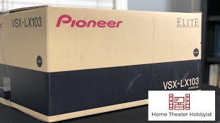 Pioneer Elite VSXLX103 Unboxing [upl. by Quentin]