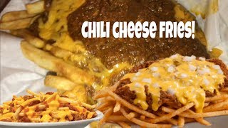 ⚠️ Chili cheese fries MUKBANG  French Fries  Cheeseburger MUKBANG  chili fries  cheese fries [upl. by Geddes]