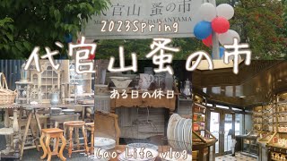 《休日vlog》2023 May 代官山蚤の市おいしいパンケーキランチアンティークのある暮らし [upl. by Hilton]