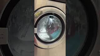 Wascomat Giant W184 Washing Machine 2nd Spin With Water Sudslock [upl. by Irena]