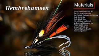 Tying quotHembrebamsenquot A stunning Salmon Fly that works ENGLISH [upl. by Tteltrab]