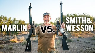 Lever Gun Shootout Marlin vs Smith amp Wesson [upl. by Thomson]