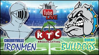 Cherryville Ironmen  Burns Bulldogs  Prep Football  VIDEO  October 25 2024 [upl. by Daveta743]