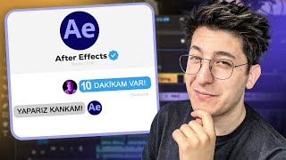 10 dkda SIFIRDAN After Effects 2024 ile Animasyon Öğren Edit Yapımı [upl. by Esoranna]