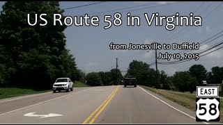 US Route 58 in Virginia  from Jonesville to Duffield [upl. by Sirois485]