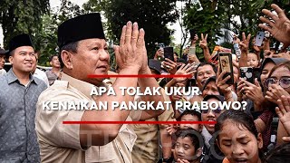 Pakar Militer Pertanyakan Tolak Ukur Jokowi Beri Kenaikan Pangkat Prabowo [upl. by Maram]