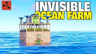 I Built an UNREACHABLE Tea Farm Ocean Base in Rust [upl. by Ludwog]