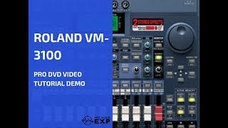 Roland VM3100 Pro DVD Video Tutorial Demo Review Help [upl. by Fara800]