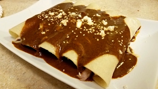 Enchiladas De Mole  Chicken Mole Enchiladas  Mole Sauce Recipe [upl. by Gabey130]