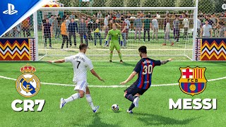 FIFA 23 VOLTA  OLD EL CLASICO  Ronaldo vs Messi  Penalty shootout  4K [upl. by Gordy]