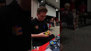 5x5 Rubiks Cube WORLD RECORD 3160 rubikscube cubing worldrecord [upl. by Rollet]