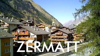 SWITZERLAND Zermatt village 1620m [upl. by Lisa]