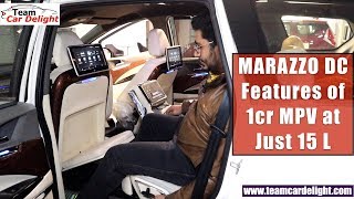 Mahindra Marazzo DC Modification  Features of 1 Cr MPV in 15 L OnRoad Price  Team Car Delight [upl. by Staley]