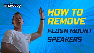 How to Easily Paint Around Flush Mount Speakers [upl. by Rohclem]