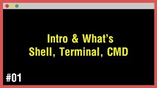 Arabic Learn Command Line 01  Intro and Whats Shell Terminal CMD [upl. by Bertila337]