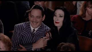 morticia and Gomez addams moments with audio in Portuguese BR [upl. by Imas729]