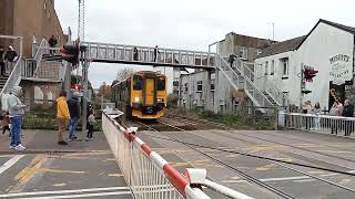 train arrives at Paignton railway station this afternoon 181124 [upl. by Eednim]